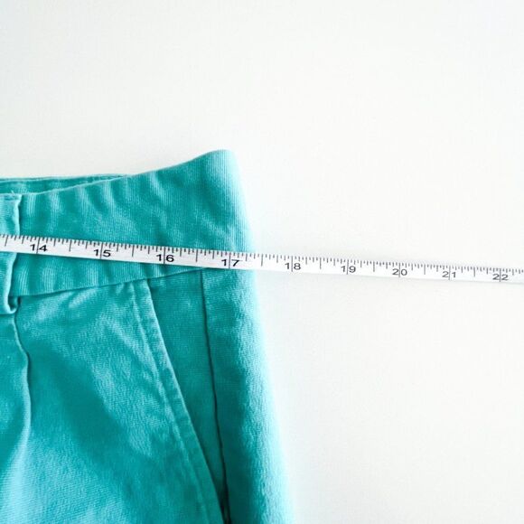 Banana Republic Women's Martin Fit Turquoise Shorts Cuffed Size 12 - Picture 8 of 9